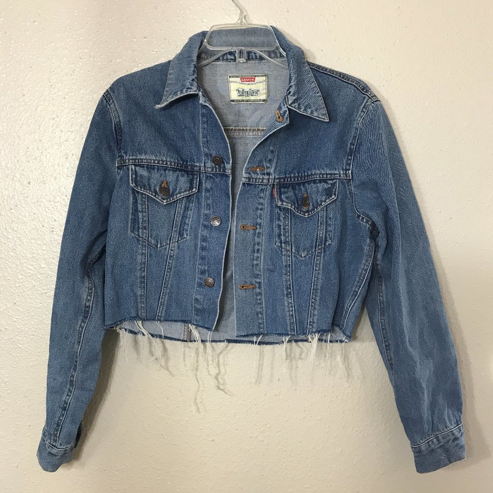Vintage 70s 80s Levi's Type III Cropped Jean Jacket